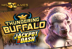 High 5 Games neemt spelers wanneer de Buffalo zwerven in donderende Buffalo Jackpot Dash