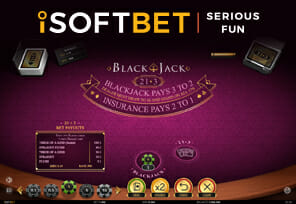 iSoftBet presenteert innovatieve editie op traditioneel spel-Blackjack 21+3
