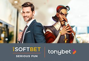 iSoftBet tekent overeenkomst met TonyBet