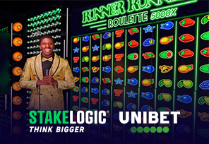 Stakelogic Live werkt samen met Unibet om Runner Runner Roulette 5.000 X te leveren in Nederland.