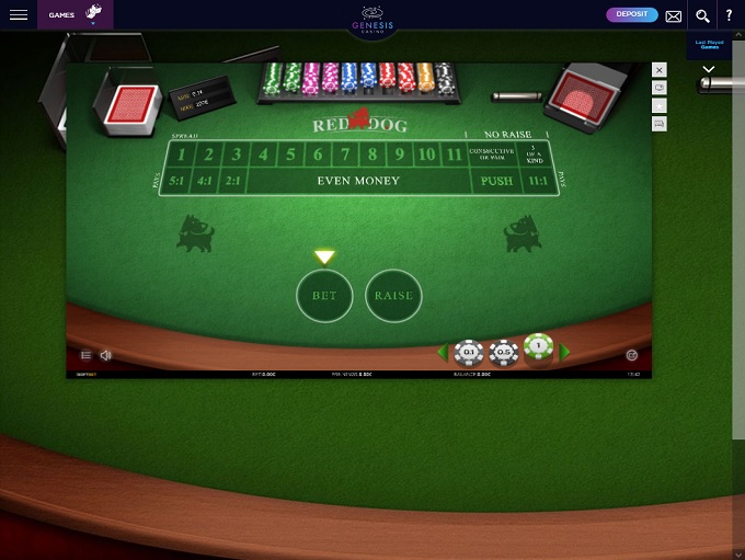 Genesis Casino 07.12.2022. Game3