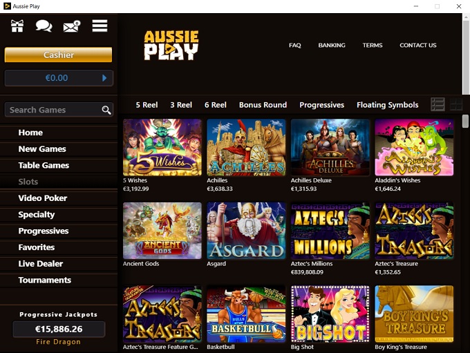 Aussieplay Casino Nieuwe Lobby