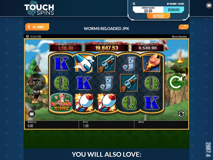 TouchSpins Spel 2