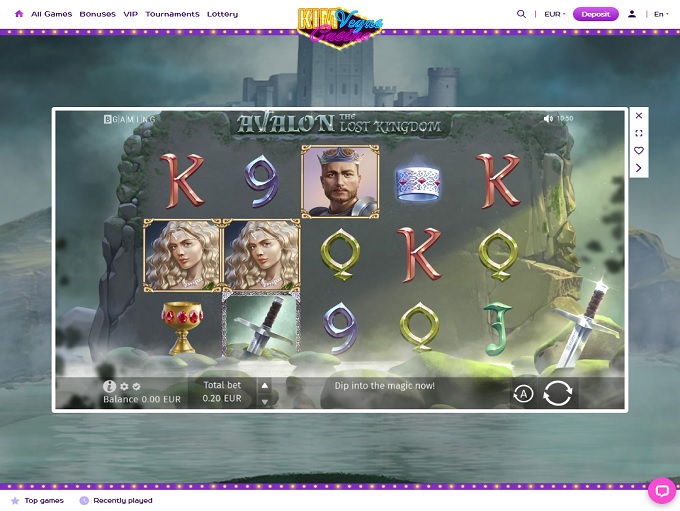 KimVegas Casino Spel1