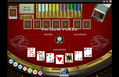 Playtech Online Pai Gow Poker
