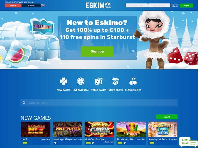 Eskimo Casino HP