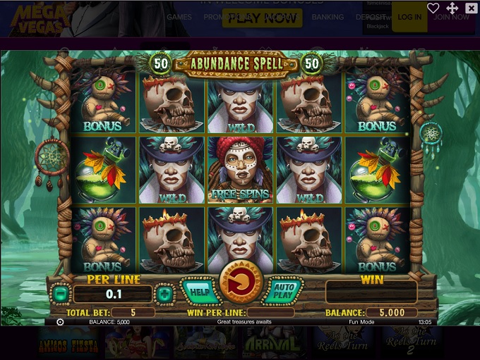 Mega Vegas Casino spel 1