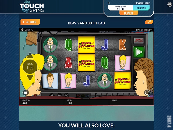 TouchSpins Spel 1