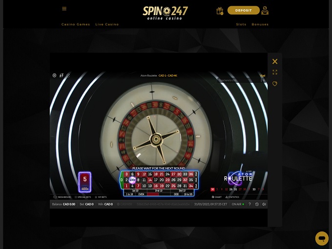 Spin247 31.01.2023. Spel 3