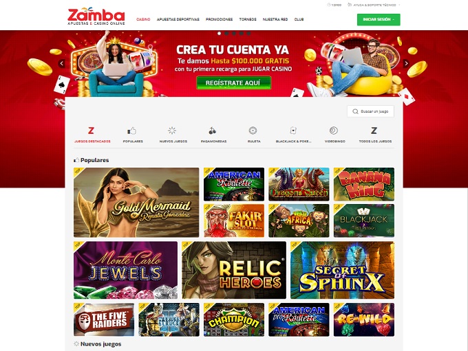 Zamba Casino Nieuwe Hp