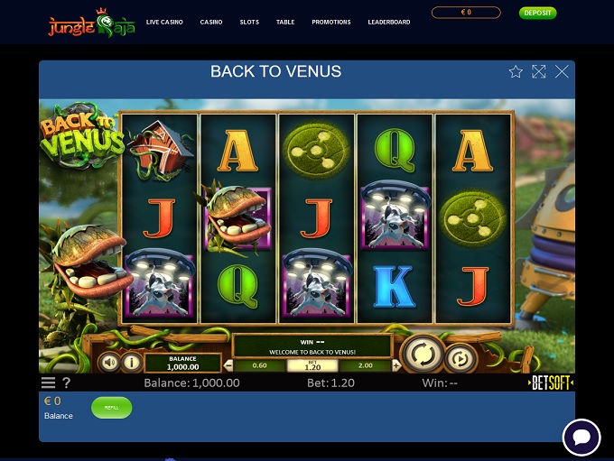JungleRaja Casino Spel1